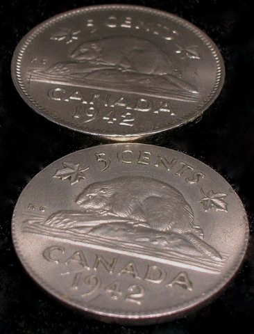 Canada-1942-Five-Cent-Neither-Nickel-Or-Tombac
